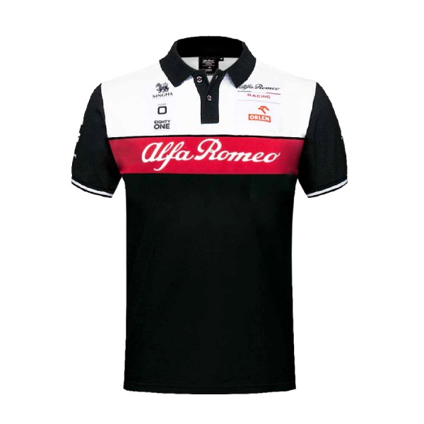 for All the people & Alfa Romeo Orlen Team Polo shirt black Poloshirts ...